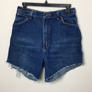 ✨Deep Blue High Waisted Jean Shorts✨